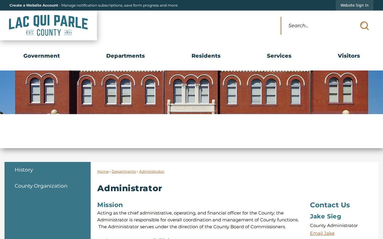 Madison court docket county administrator distinction