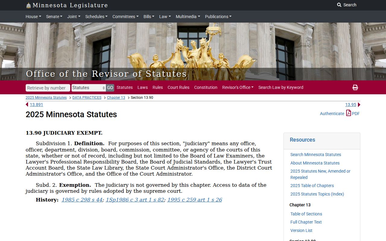 Marietta court docket judicial record statute source
