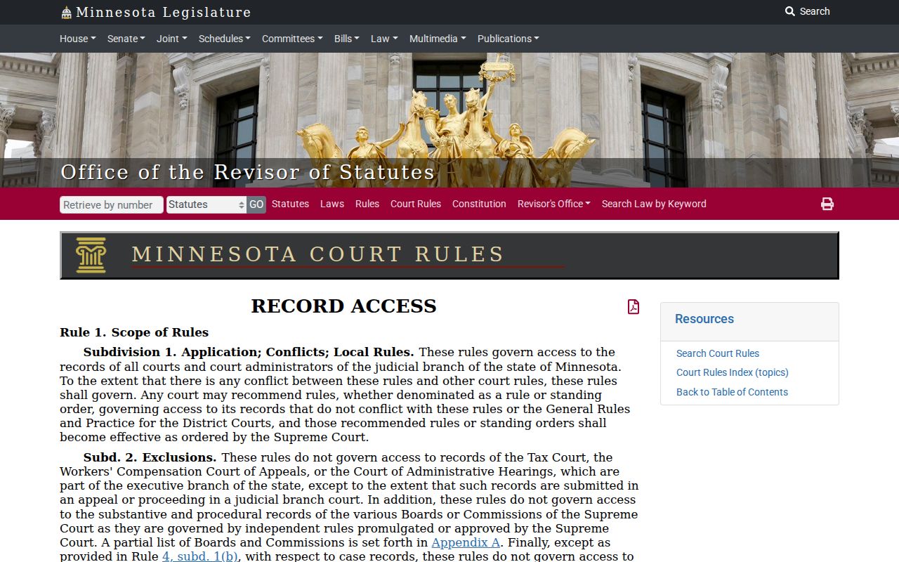 Marietta court docket Rule 1 access framework