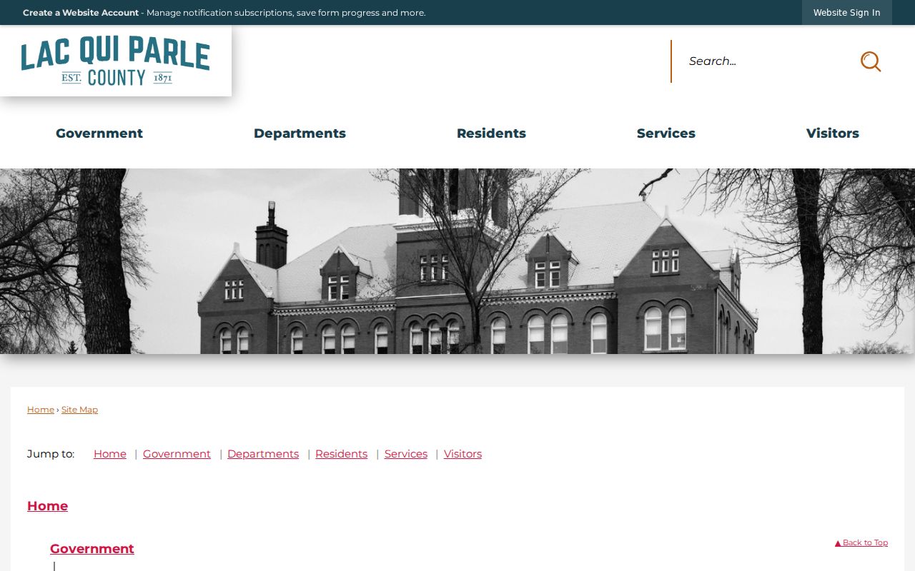 Lac Qui Parle County court docket county sitemap
